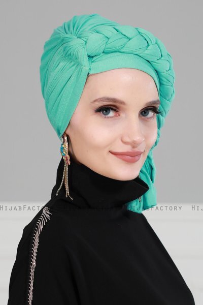 Theresa - Turkos Bomull Turban - Ayse Turban