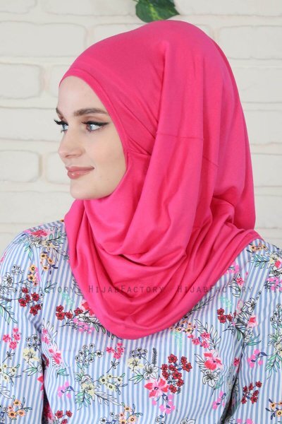 Wilda - Fuchsia Bomull Hijab