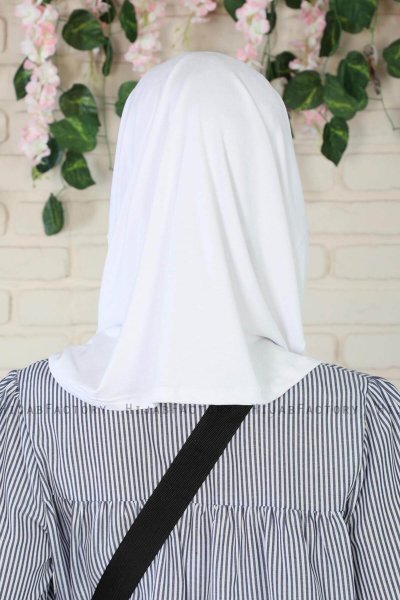 Wilda - Vit Bomull Hijab