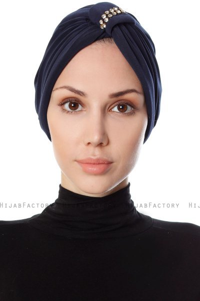 Bahar - Marinblå Turban