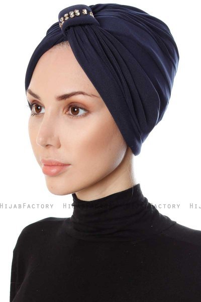 Bahar - Marinblå Turban