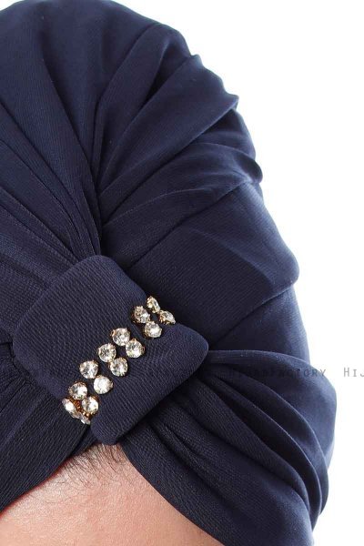 Bahar - Marinblå Turban