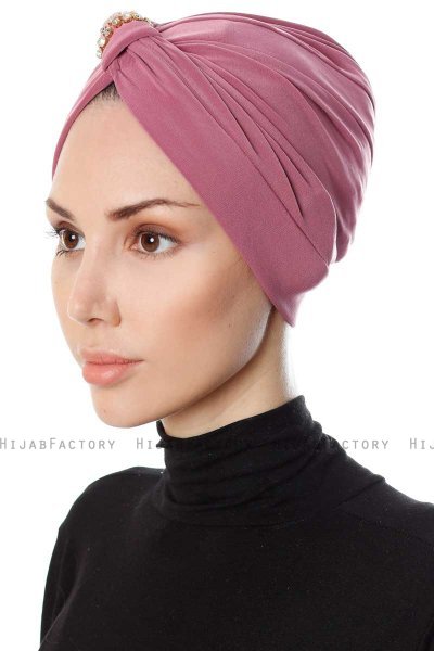 Bahar - Mörkrosa Turban