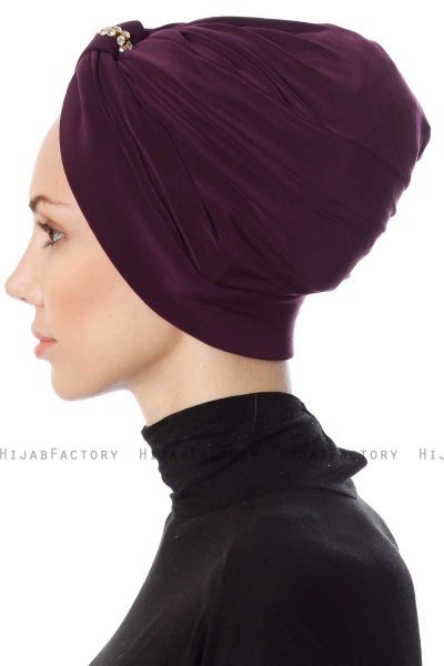Bahar - Plommon Turban