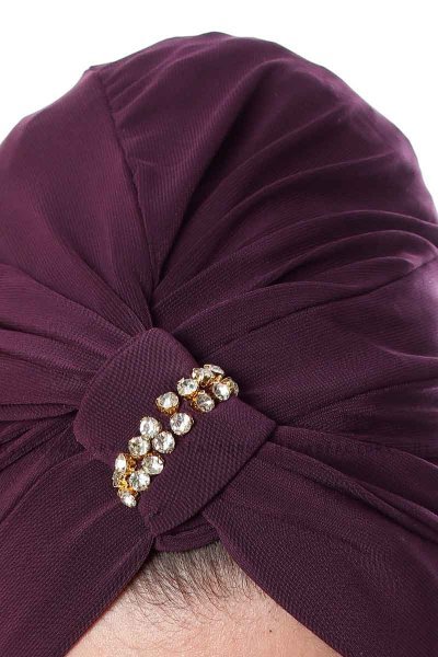 Bahar - Plommon Turban