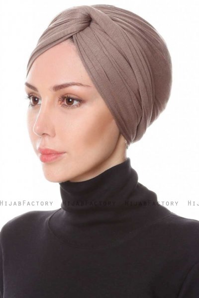 Belinay Stengrå Turban Hijab Ecardin 201838b