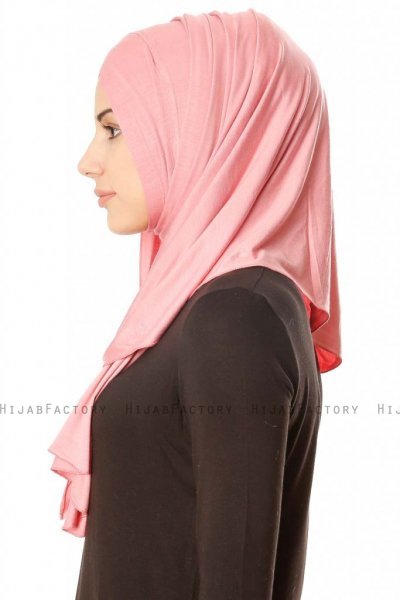 Betul - Mörkrosa 1X Jersey Hijab - Ecardin