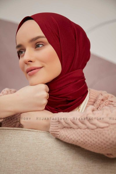 Ceyda - Mörkröd Cazz Hijab