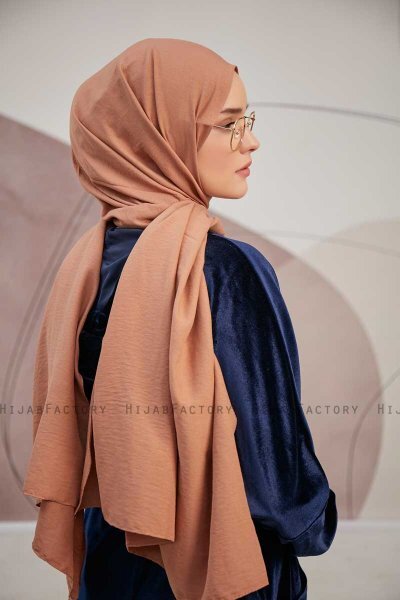 Ceyda - Mörk Tegelröd Cazz Hijab