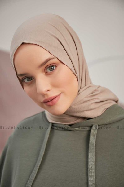 Ceyda - Mörk Taupe Cazz Hijab