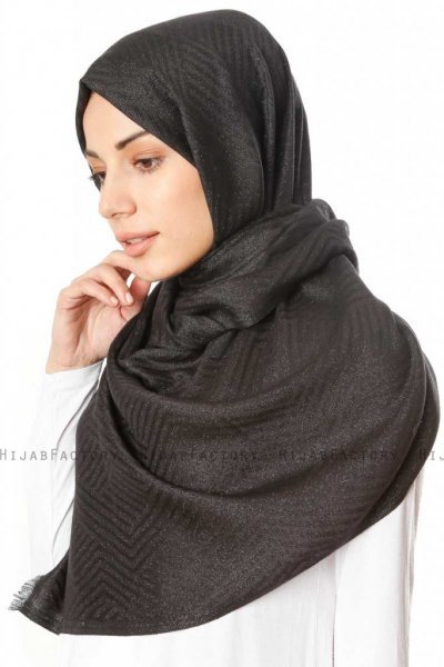 Caria - Svart Hijab - Madame Polo