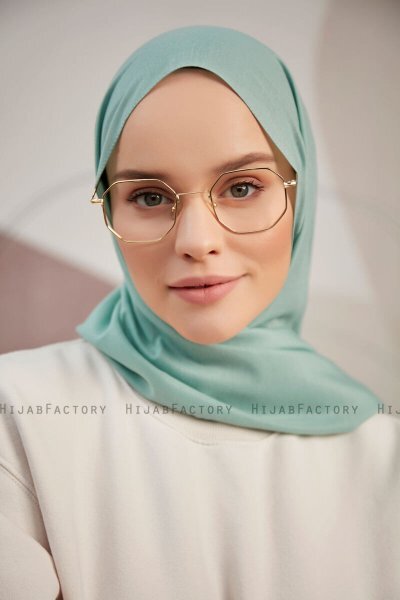 Silky Plain - Ljusgrön Hijab