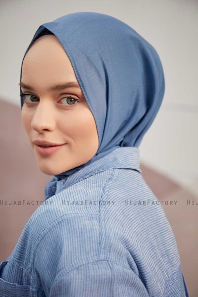 Silky Plain - Blå Hijab