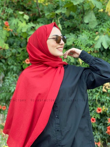 Daliya - Röd Jazz Hijab - Mirach