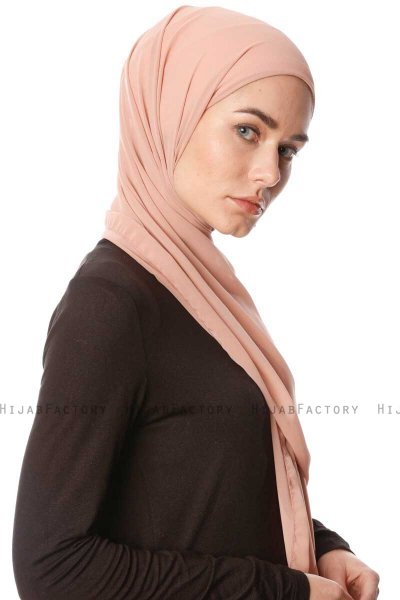 Derya - Gammelrosa Praktisk Chiffon Hijab