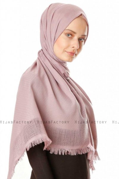 Ebru - Gammlerosa Bomull Hijab