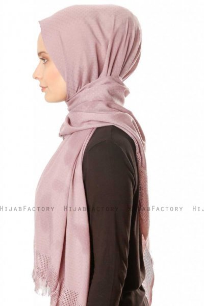 Ebru - Gammlerosa Bomull Hijab
