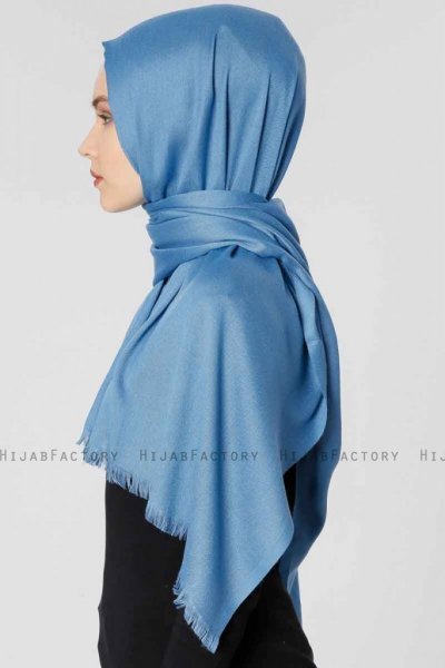 Ece Indigo Pashmina Hijab Sjal Halsduk 400011d