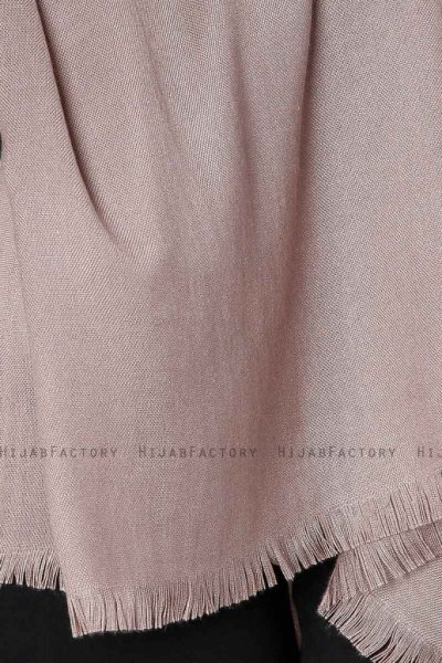 Ece Ljus Taupe Pashmina Hijab Sjal Halsduk 400055e