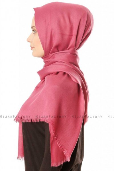 Ece - Mörkrosa Pashmina Hijab