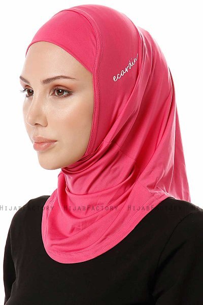 Elif - Fuchsia Sport Hijab - Ecardin