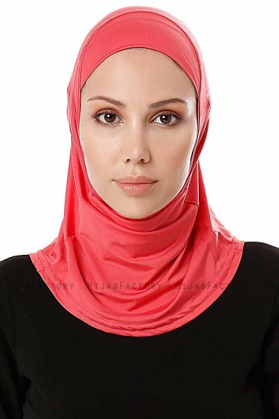 Elif - Hallonröd Sport Hijab - Ecardin