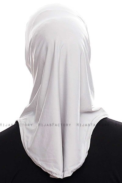 Elif - Ljusgrå Sport Hijab - Ecardin