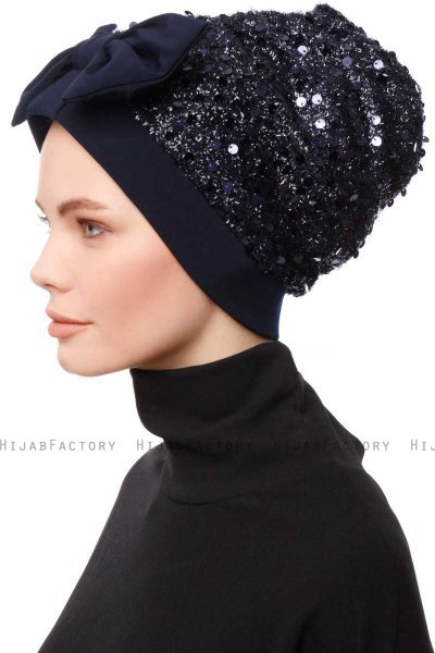 Enfleda - Marinblå Turban