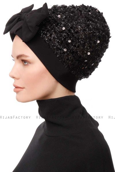 Enfleda - Svart & Svart Turban