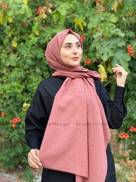 Ermina - Terracotta Bomull Hijab - Mirach