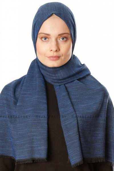 Esana - Marinblå Hijab - Madame Polo