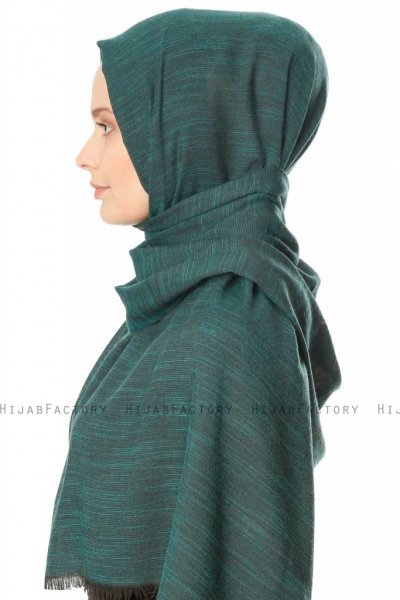 Esana - Mörkgrön Hijab - Madame Polo