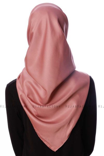 Eylul - Gammelrosa Fyrkantig Rayon Hijab