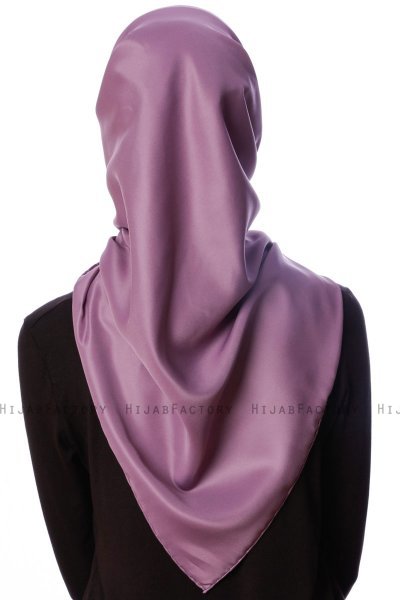Eylul - Lila Fyrkantig Rayon Hijab
