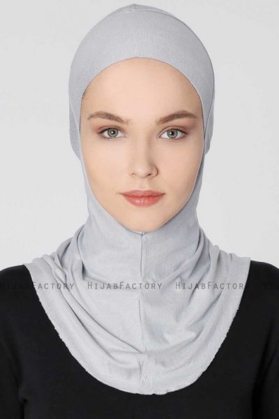 Filiz Ljusgrå XL Ninja Hijab Underslöja Ecardin 200727b
