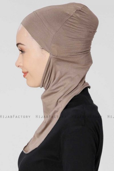 Funda Mörk Taupe Ninja Hijab Underslöja Ecardin 200509c