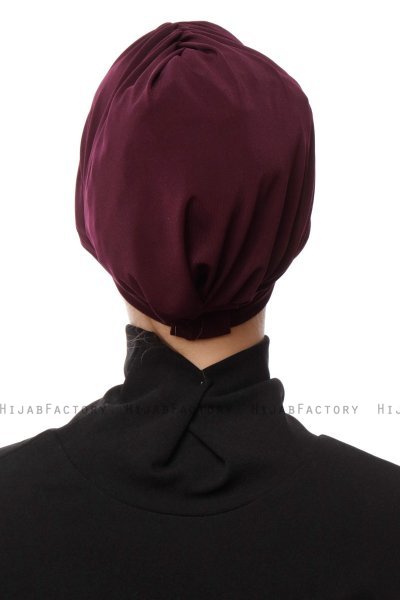 Gamze - Plommon Turban
