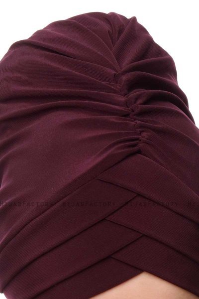 Gamze - Plommon Turban