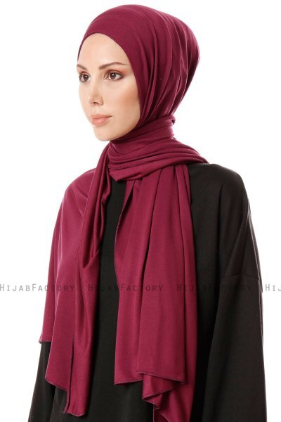Hande - Cherry Bomull Hijab - Gülsoy