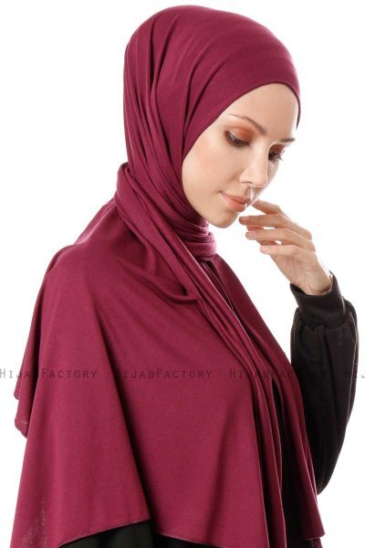 Hande - Cherry Bomull Hijab - Gülsoy