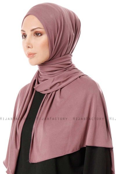 Hande - Ljuslila Bomull Hijab - Gülsoy