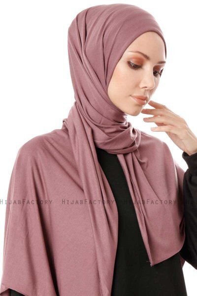 Hande - Ljuslila Bomull Hijab - Gülsoy