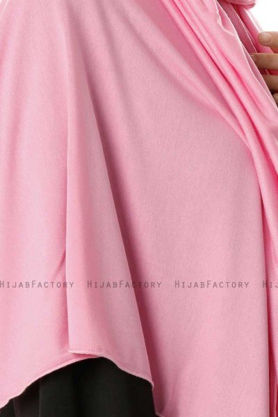 Hande - Rosa Bomull Hijab - Gülsoy