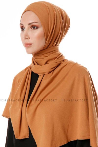 Hande - Tegelröd Bomull Hijab - Gülsoy