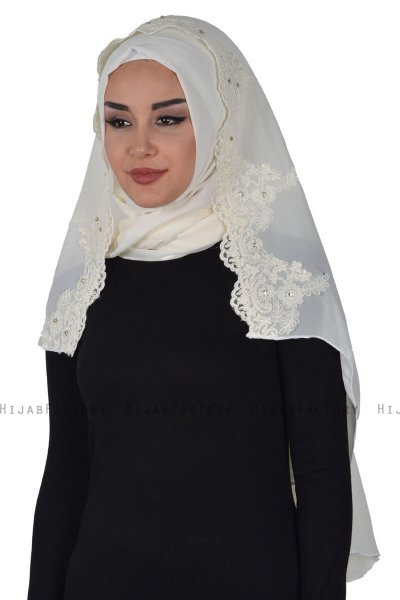 Helena - Creme Praktisk Hijab - Ayse Turban