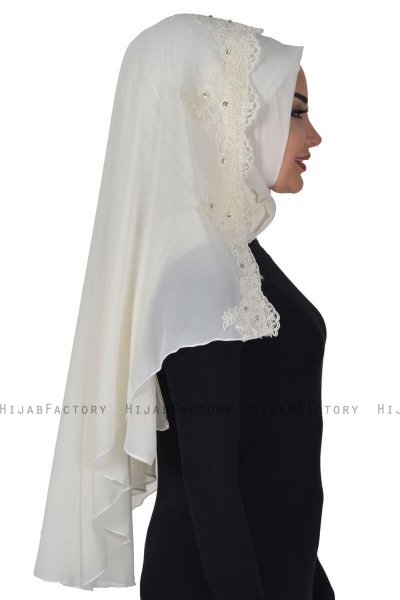 Helena - Creme Praktisk Hijab - Ayse Turban
