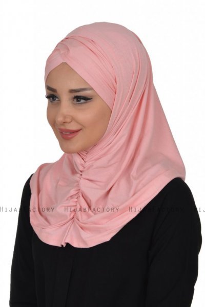 Hilda - Gammelrosa Bomull Hijab