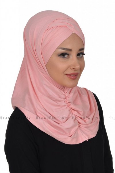 Hilda - Gammelrosa Bomull Hijab