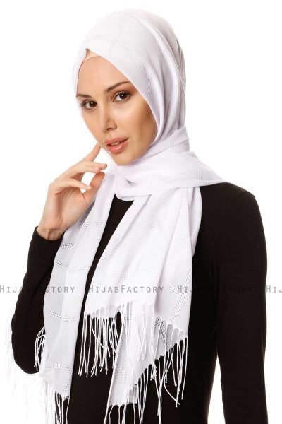 Huriye - Vit Hijab - Özsoy