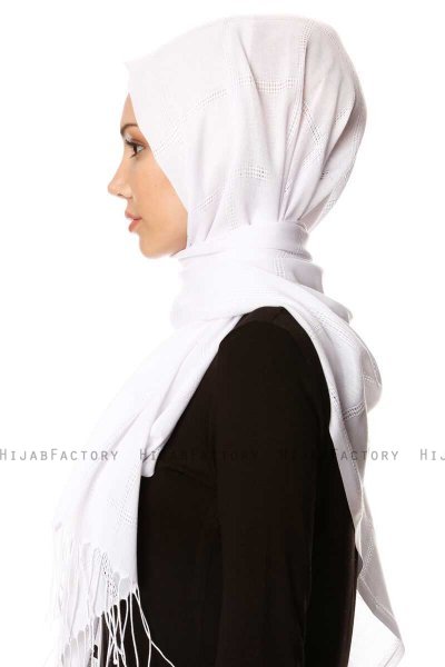 Huriye - Vit Hijab - Özsoy